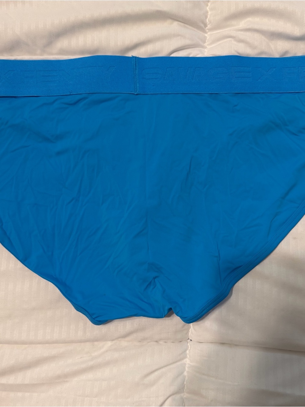 Savage X Fenty Bright Blue Men's Stretch Brief - Picture 7 of 7